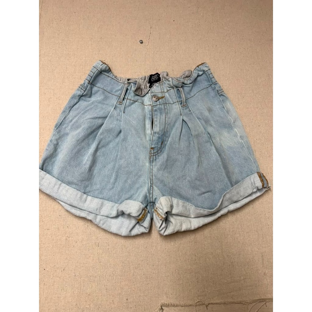 BDG Urban Outfitters Women's Denim Shorts Size 28 Light Wash High Rise [A50]